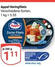 Heringfilets im Angebot bei GLOBUS in Siegen Heringfilets Angebote von Appel bei GLOBUS Siegen für 1,11 €