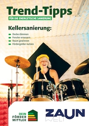 Der aktuelle Zaun Baustoffe Prospekt Trend-Tipps für die energetische Sanierung