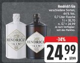 Hendrick's Gin im Angebot bei EDEKA in Leipzig Hendrick's Gin Angebote bei EDEKA Leipzig für 24,99 €
