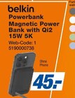 Powerbank Magnetic Power Bank with Qi2 15W 5K Angebote von belkin bei expert Nordhausen für 45,00 €