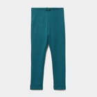 Legging doublé chaud vert canard fille en promo chez La Halle Legging doublé chaud vert canard fille dans le catalogue La Halle