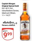 Original Spiced Gold im Angebot bei GLOBUS in Pirmasens Original Spiced Gold Angebote von Captain Morgan bei GLOBUS Pirmasens für 9,99 €