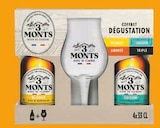 Coffret Dégustation Bières - 3 MONTS en promo chez Super U Coffret Dégustation Bières - 3 MONTS dans le catalogue Super U