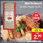 Aktuelle Bratwurst Angebote bei Zimmermann in Hildesheim Aktuelles Mini Bratwurst Angebot bei Zimmermann in Hildesheim ab 2,99 €