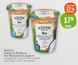 Gläserne Molkerei Bio-Weidemilch Joghurt Angebote von demeter bei tegut Eisenach für 1,29 €