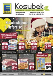 Supermarkt Prospekt von EDEKA in Stolberg Aktueller EDEKA Supermärkte Prospekt für Stolberg: Aktuelle Angebote mit 24} Seiten, 27.11.2023 - 02.12.2023