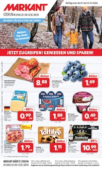 Markant Nordwest Barßel Prospekt der aktuellen Woche, gültig von 26.01.2026 bis 31.01.2026 Aktueller Markant Nordwest Barßel Prospekt "DER MARKT FÜR GUTES ESSEN UND TRINKEN" mit 12 Seiten