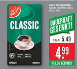 Aktuelles Kaffee Classic gemahlen Angebot bei Marktkauf in Ludwigsburg ab 4,99 €