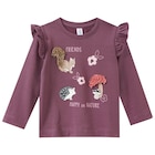 Oberbekleidung im Ernstings family Prospekt Mädchen Langarmshirt mit Bio-Baumwolle im aktuellen Ernstings family Prospekt für 9,99 €