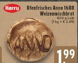 Aktuelle Brot Angebote bei E center in Duisburg Aktuelles Ofenfrisches Anno 1688 Weizenmischbrot Angebot bei E center in Duisburg ab 1,99 €