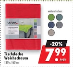 Tischdecke Weichschaum von Viva für 7,99 € bei Mäc-Geiz im Angebot Tischdecke Weichschaum von Viva im aktuellen Mäc-Geiz Prospekt