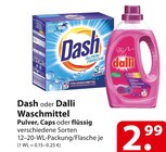 Dash oder Dalli Waschmittel im aktuellen famila Nordost Prospekt