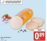 nah und gut Salz - Gelb- oder Bierwurst Angebot im Prospekt Gelb- oder Bierwurst bei nah und gut im Salz Prospekt für 0,89 €