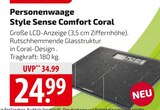 Personenwaage Style Sense Comfort Coral im Angebot bei famila Nordost in Stade Personenwaage Style Sense Comfort Coral Angebote bei famila Nordost Stade für 24,99 €