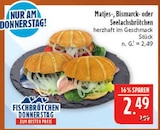 Aktuelle Wecker Angebote bei Marktkauf in Leipzig Aktuelles Matjes-, Bismarck- oder Seelachsbrötchen Angebot bei Marktkauf in Leipzig ab 2,49 €