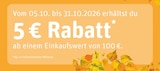 5€ Rabatt bei REWE im Prospekt "" für 
