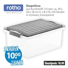 Stapelbox im V-Markt Prospekt Stapelbox von rotho im aktuellen V-Markt Prospekt für 10,00 €