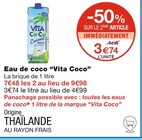 Eau de coco - Vita Coco à 3,74 € dans le catalogue Monoprix