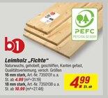 Leimholz „Fichte“ bei toom Baumarkt im Prospekt "" für 4,99 €