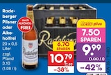 Pilsner oder Alkoholfrei im Angebot bei Netto Marken-Discount in Löbau Pilsner oder Alkoholfrei Angebote von Radeberger bei Netto Marken-Discount Löbau für 9,99 €