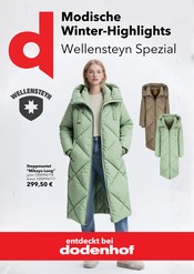 Aktueller dodenhof Weitere Geschäfte Prospekt in Martfeld und Umgebung, "Modische Winter-Highlights: Wellensteyn Spezial" mit 9 Seiten, 14.11.2025 - 30.11.2025
