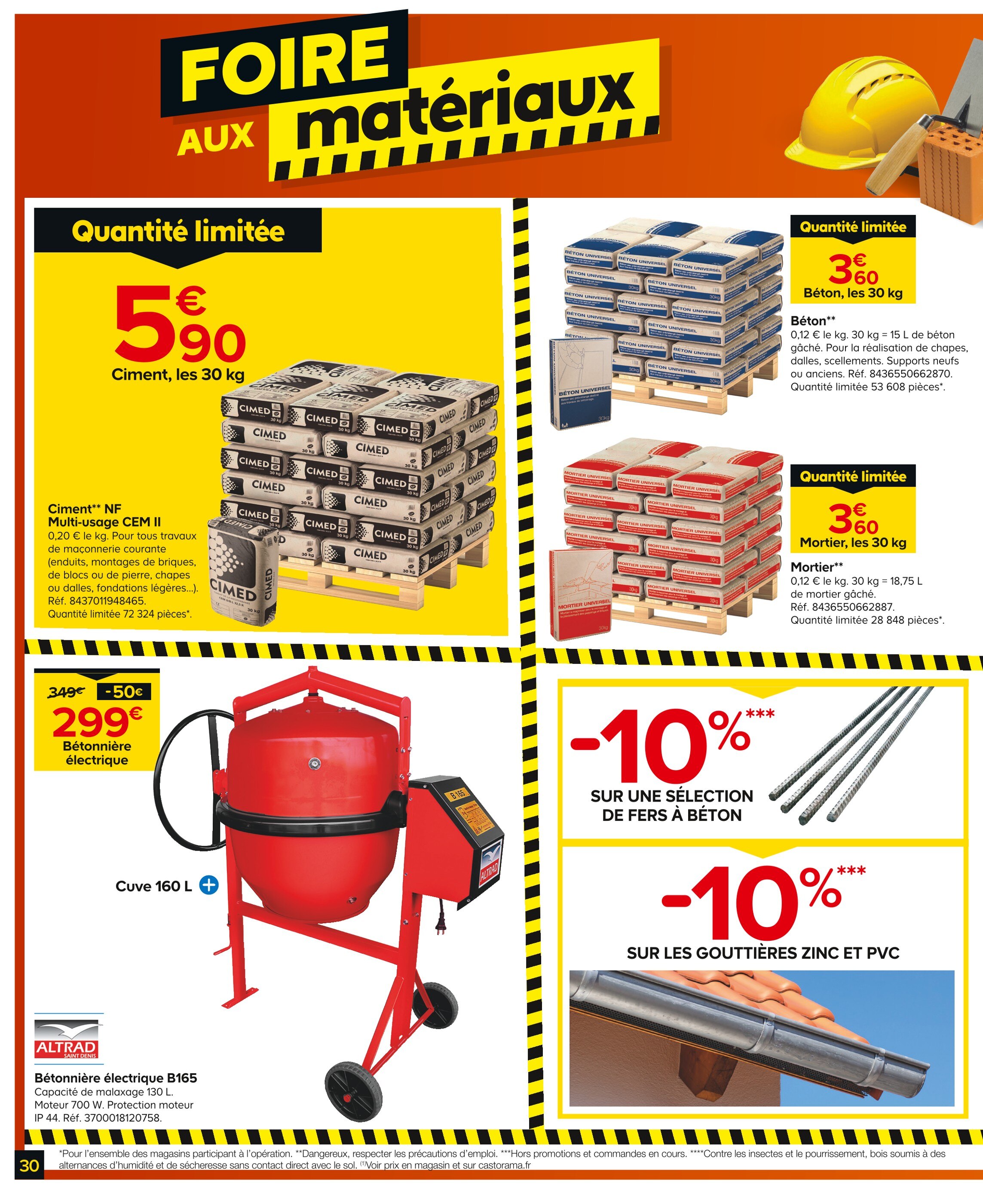 Beton castorama outlet 30kg