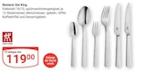 Besteck-Set King im Angebot bei GLOBUS in Duisburg Besteck-Set King Angebote von Zwilling bei GLOBUS Duisburg für 119,00 €