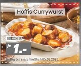 Höffis Currywurst Angebote bei Höffner Leverkusen für 1,00 €