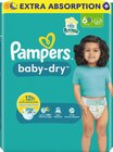 Windeln Baby Dry Gr.6+ Extra Large (14-19kg) Angebote von Pampers bei dm-drogerie markt Mannheim für 8,45 €