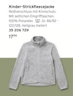 Kinder-Strickfleecejacke Angebote bei Tchibo im Supermarkt Viersen für 17,99 €