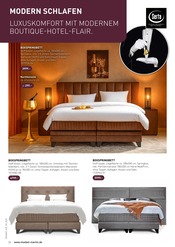 Boxspringbett im Möbel Martin Prospekt in Mainz Aktueller Möbel Martin Prospekt mit Boxspringbett, "WOHNFÜHLEN NEU ENTDECKEN", Seite 24