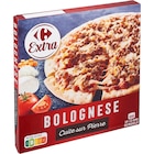 Pizza cuite sur pierre surgelée - CARREFOUR EXTRA - Carrefour Market à Quimper Pizza cuite sur pierre surgelée - CARREFOUR EXTRA en promo chez Carrefour Market Quimper à 2,55 €