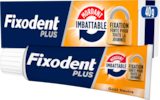 CRÈME ADHÉSIVE POUR PROTHÈSES FIXODENT - FIXODENT à 4,49 € dans le catalogue Auchan Hypermarché
