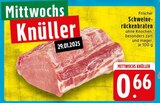 Frischer Schweinerückenbraten Angebote von Mittwochs bei E center Mönchengladbach für 0,66 €