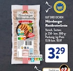 Nürnberger Rostbratwürste von Gut Drei Eichen im aktuellen ALDI SÜD Prospekt für 3,29 €