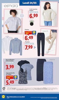 Promo Chemise Femme dans le catalogue Lidl du moment à la page 56