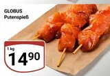 Aktuelle Fleisch Angebote bei GLOBUS in Jena Aktuelles Putenspieß Angebot bei GLOBUS in Jena ab 14,90 €