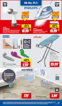 Bügeleisen Angebot im aktuellen Lidl Prospekt auf Seite 35