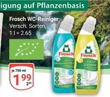 WC-Reiniger Angebote von Frosch bei GLOBUS Trier für 1,99 €