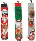 Paire de chaussettes de Noël homme - APOLLO à 3,90 € dans le catalogue Super U