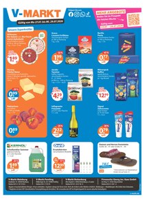V-Markt Prospekt V-Markt einfach besser einkaufen mit 3 Seiten