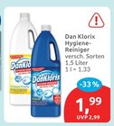 Hygiene-Reiniger von Dan Klorix für 1,99 € bei budni im Angebot Hygiene-Reiniger von Dan Klorix im aktuellen budni Prospekt
