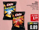 Tortillas Salted oder Tortillas Wild Paprika Angebote von Chio bei Marktkauf Schwabach für 0,89 €