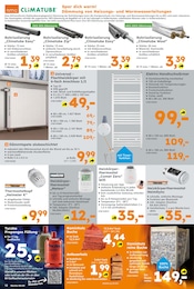 Globus-Baumarkt Heizkörperthermostat im Prospekt 