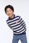 Pull maille avec patch en coton dans le catalogue Monoprix Margaret