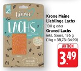 Aktuelles Lachs Angebot bei E center in Darmstadt ab 3,49 €