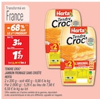 Tendre Croc' jambon fromage sans croûte - Herta dans le catalogue Netto