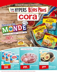 Catalogue Supermarchés Cora en cours à Villemomble et alentours, Saveurs du MONDE, 20 pages, 29/10/2024 - 04/11/2024