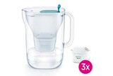 Bouteille et carafe filtrante Brita STYLE BLEU 3C PRO - Brita dans le catalogue Darty