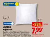 Kopfkissen im Angebot bei Lidl in Memmingen Kopfkissen Angebote von LIVARNO bei Lidl Memmingen für 7,99 €